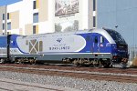 Caltrans Charger CDTX #2113 pushes a late Amtrak train #767 toward Los Angeles.